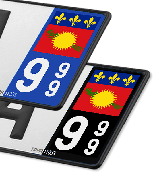 Guadeloupe - Drapeau Rouge Ajusté