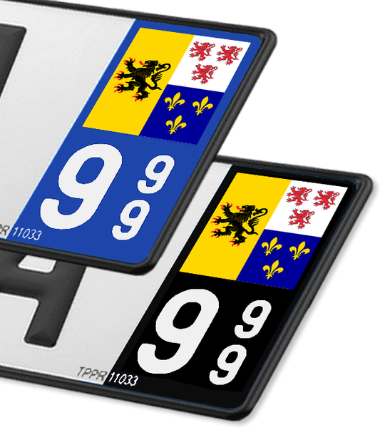 Hauts-de-France - Drapeau Ajusté