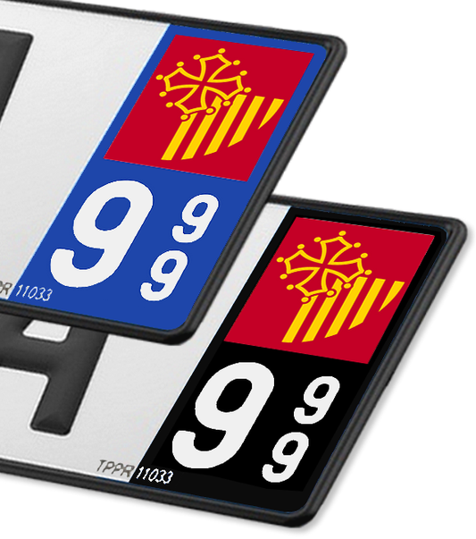 Languedoc-Roussillon - Drapeau Ajusté