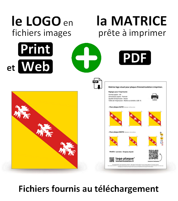 Lorraine - Adjusted Flag