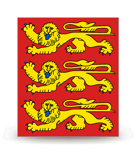 Normandie - Drapeau 3 Léopards Ajusté