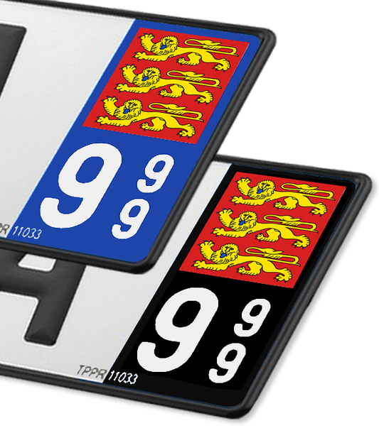 Normandie - Drapeau 3 Léopards Ajusté