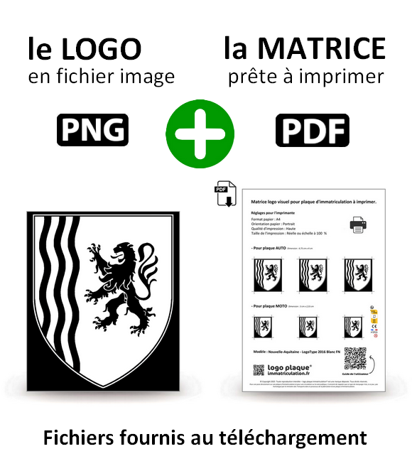 Nouvelle-Aquitaine - LogoType 2016 Blanc FN