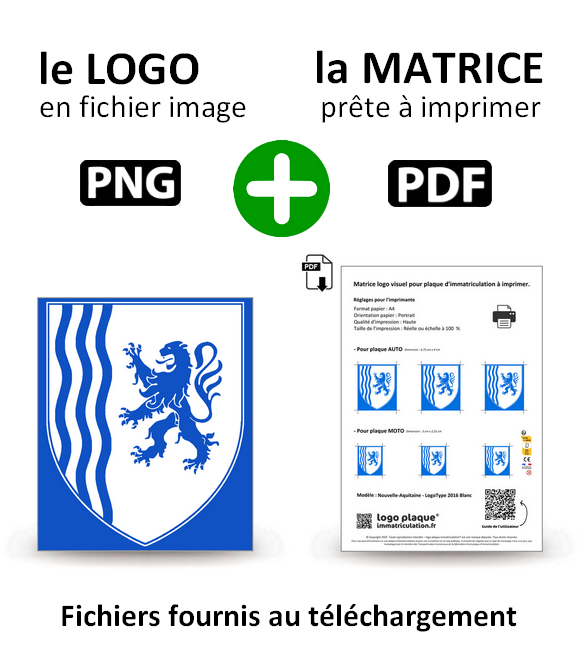 New Aquitaine - LogoType 2016 White FN
