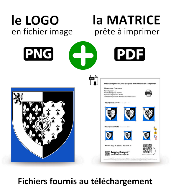 Pays de la Loire - Coat of Arms 2020 BK-FB