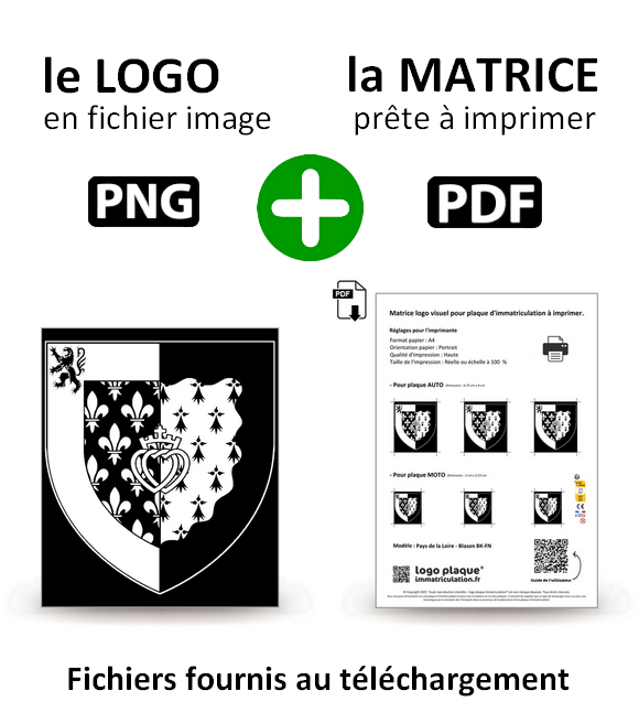 Pays de la Loire - Coat of Arms 2020 BK-FN