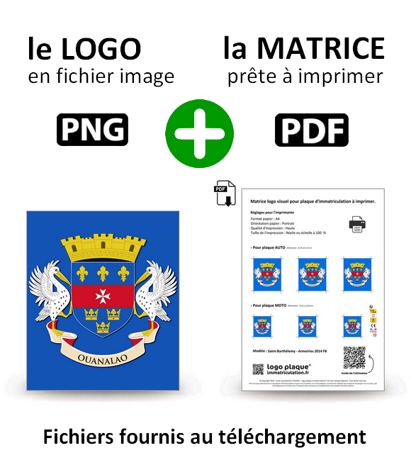 Saint-Barthélemy - Coat of Arms 2014 FB