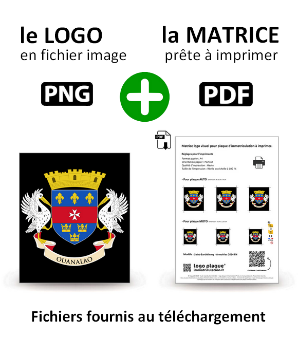 Saint-Barthélemy - Coat of Arms 2014 FN