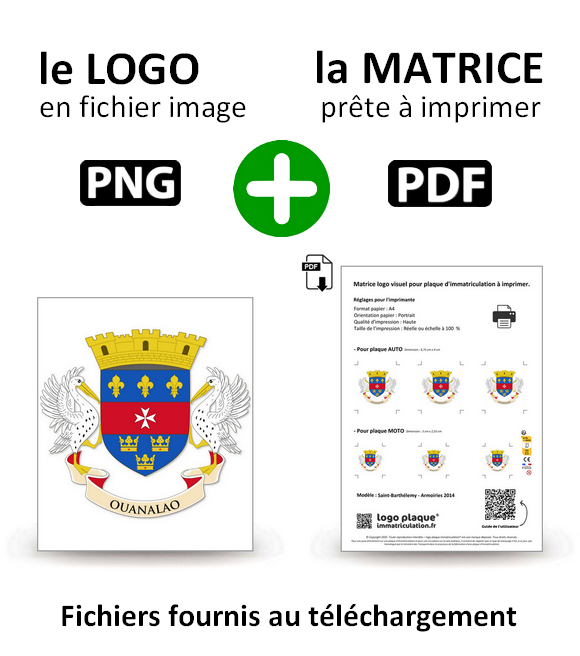Saint-Barthélemy - Coat of Arms 2014