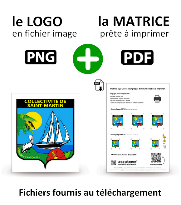 Saint-Martin - Blason 2009