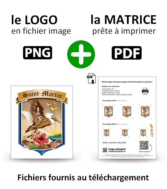 Saint-Martin - Blason 2023