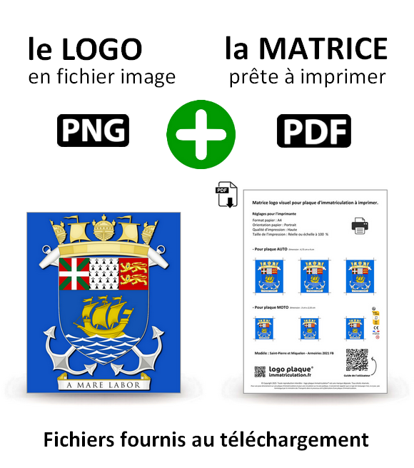 Saint-Pierre et Miquelon - Armoiries 2021 FB