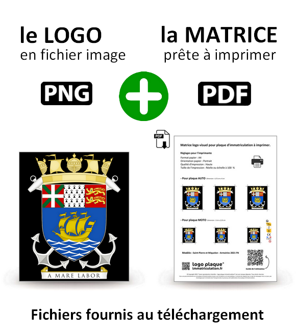Saint-Pierre et Miquelon - Armoiries 2021 FN