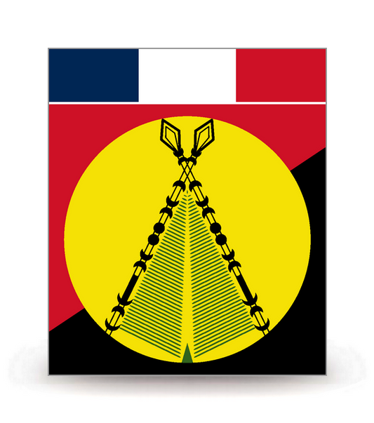 Wallis-et-Futuna - Drapeau Sigave Ajusté