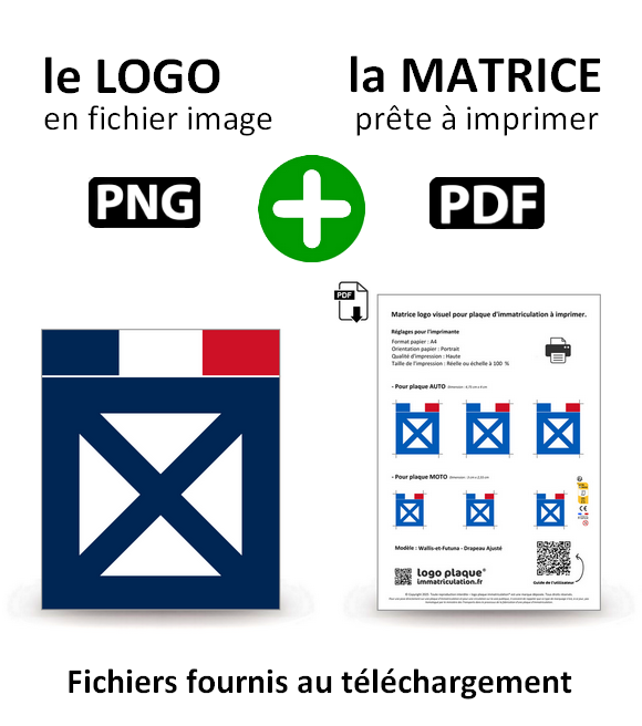 Wallis-et-Futuna - Drapeau Ajusté