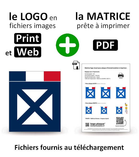 Wallis-et-Futuna - Drapeau Ajusté