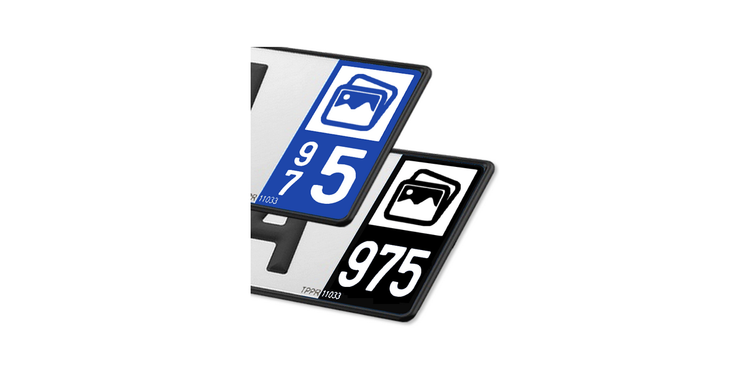 Collection 975 Saint-Pierre-et-Miquelon - Autocollant plaque immatriculation®