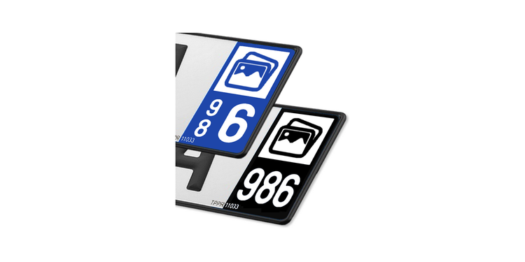 Collection 986 Wallis-et-Futuna - Autocollant plaque immatriculation®