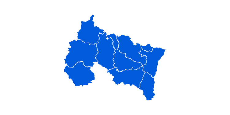 Collection région Grand Est - Autocollant plaque immatriculation®