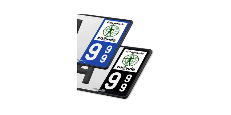 Tous les logos - Autocollant plaque immatriculation®