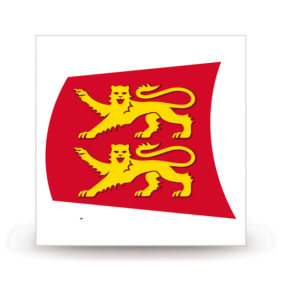 Normandie - Autocollant plaque immatriculation®