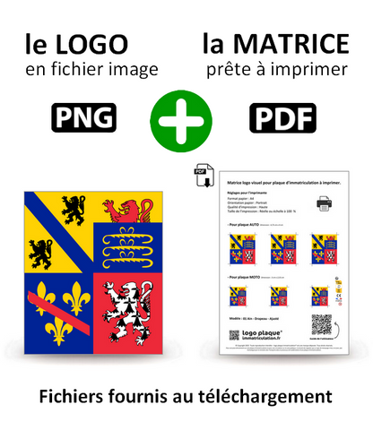 01 Ain - Drapeau - Ajusté