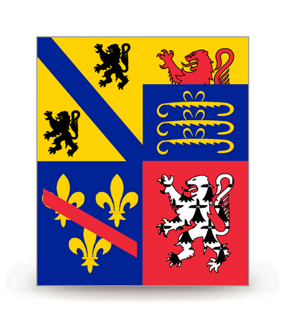 01 Ain - Drapeau - Ajusté - Autocollant plaque immatriculation®
