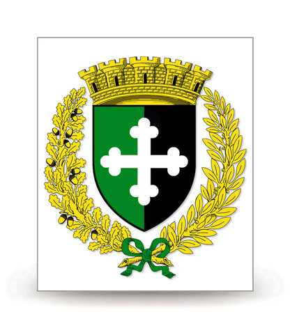 01 Bourg-en-Bresse - Armoiries - Autocollant plaque immatriculation®