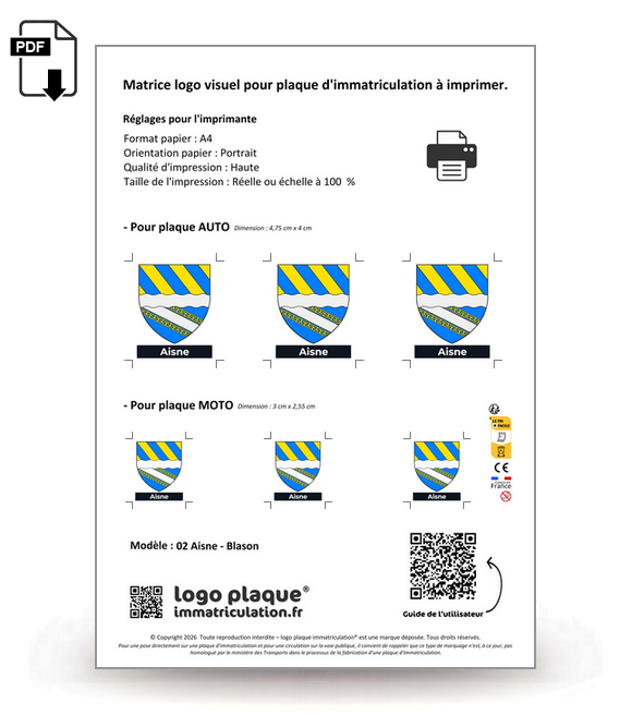 02 Aisne - Blason