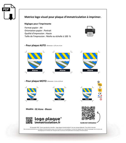 02 Aisne - Blason