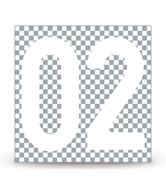 02 - Aisne | Autocollant plaque immatriculation® DIY