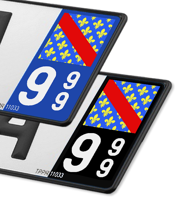 03 Allier - Drapeau Ajusté