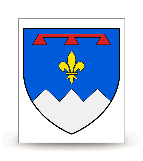 04 Alpes-de-Haute-Provence - Blason - Autocollant plaque immatriculation®