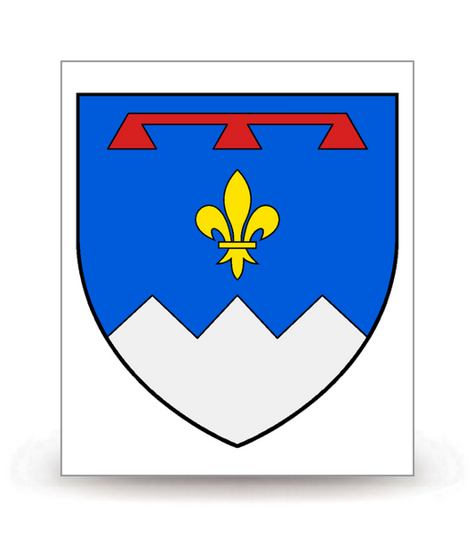 04 Alpes-de-Haute-Provence - Blason - Autocollant plaque immatriculation®