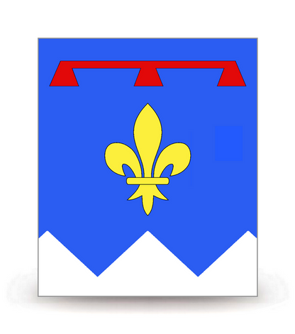 04 Alpes-de-Haute-Provence - Drapeau Ajusté - Autocollant plaque immatriculation®