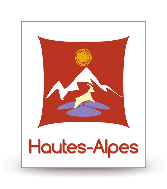 05 Hautes-Alpes - Département (2014) - Autocollant plaque immatriculation®