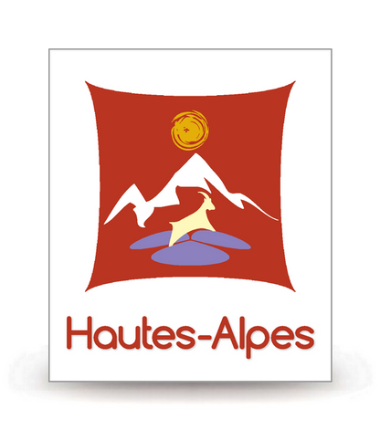 05 Hautes-Alpes - Département (2014) - Autocollant plaque immatriculation®