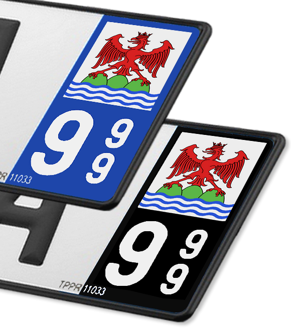 06 Alpes-Maritimes - Drapeau Ajusté