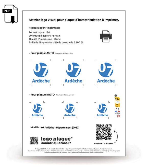 07 Ardèche - Département (2022)