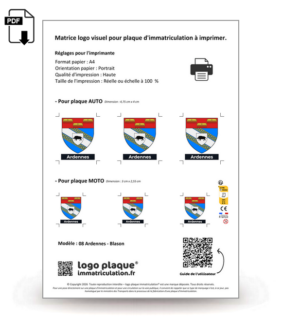 08 Ardennes - Blason