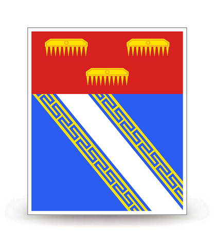 08 Ardennes - Drapeau Ajusté - Autocollant plaque immatriculation®