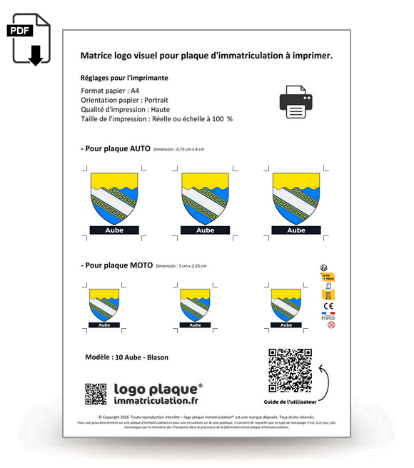 10 Aube - Blason