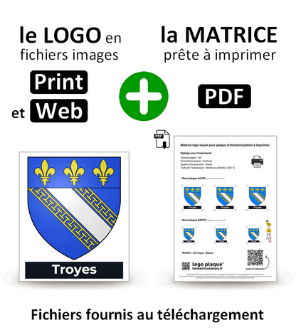 10 Troyes - Blason
