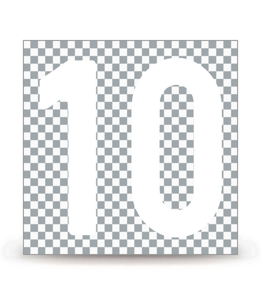 10 - Aube | Autocollant plaque immatriculation®