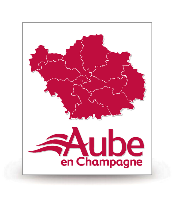 10 Aube - Département (2015) - Autocollant plaque immatriculation®