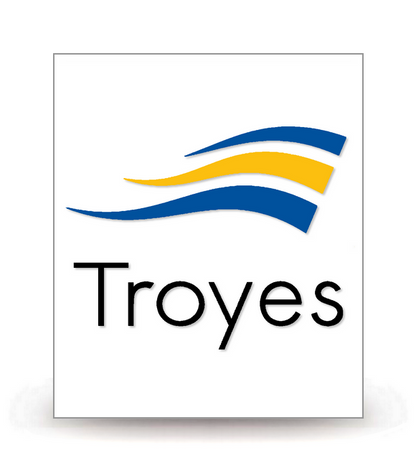 10 Troyes - Ville - Autocollant plaque immatriculation®