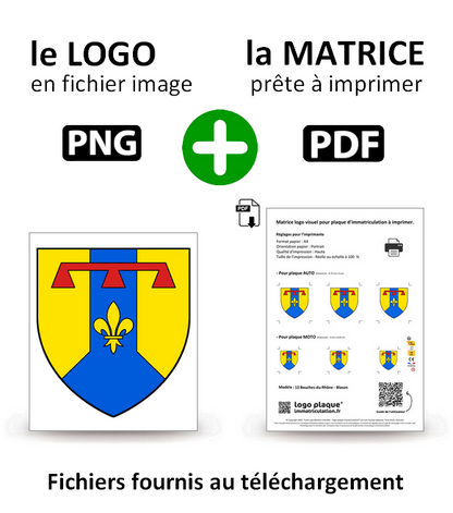 13 Bouches-du-Rhône - Blason