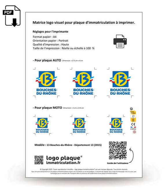 13 Bouches-du-Rhône - Département 13 (2015)