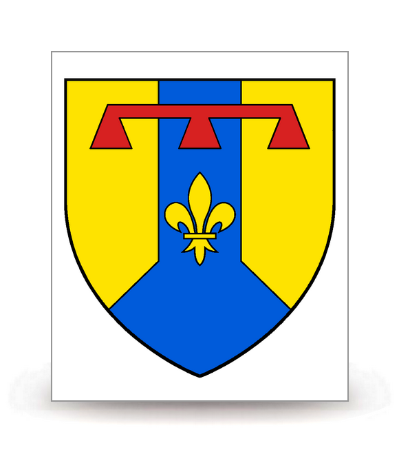 13 Bouches-du-Rhône - Blason - Autocollant plaque immatriculation®