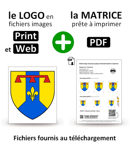 13 Bouches-du-Rhône - Blason